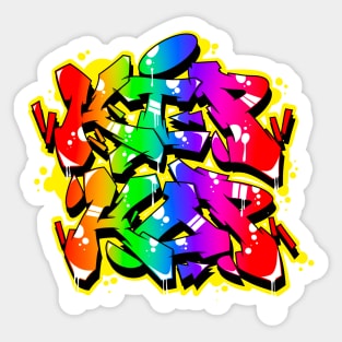 Hip-Hop Graff Sticker